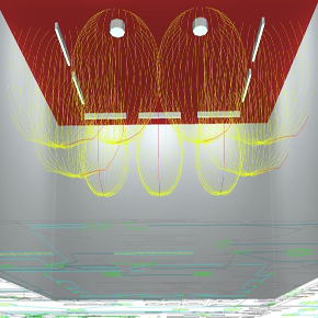 Standard interior lighting design for laboratory  university of  Zahedan 